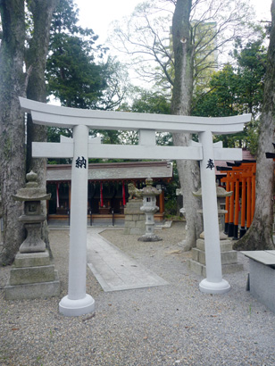 鳥居 小汐井神社 平成二十八年十二月
